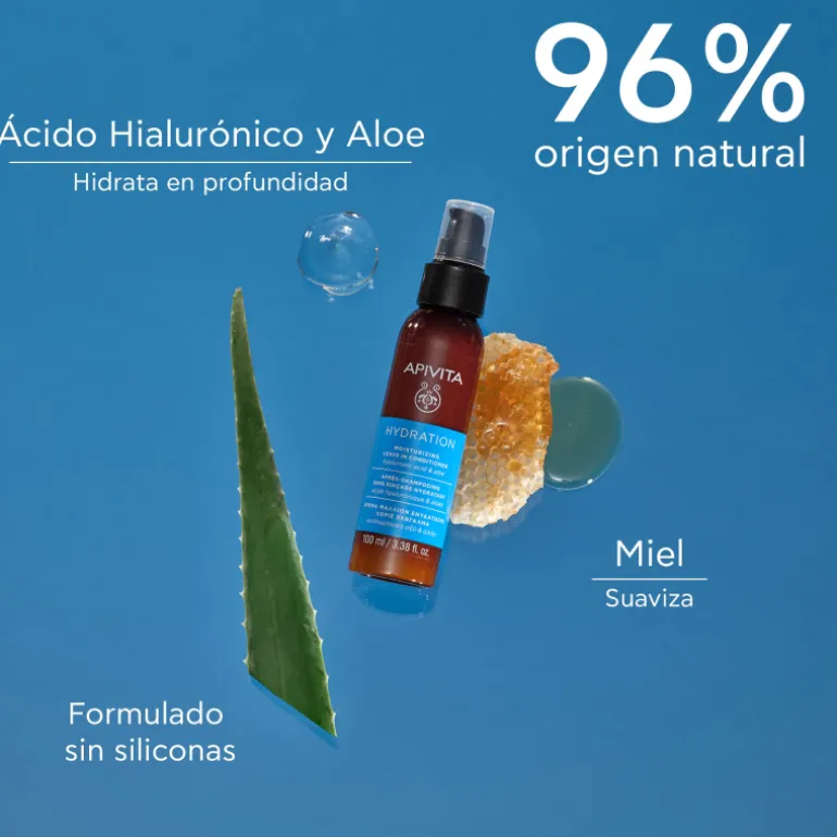 Acondicionador Hidratante sin Aclarado con Ácido Hialurónico y Aloe