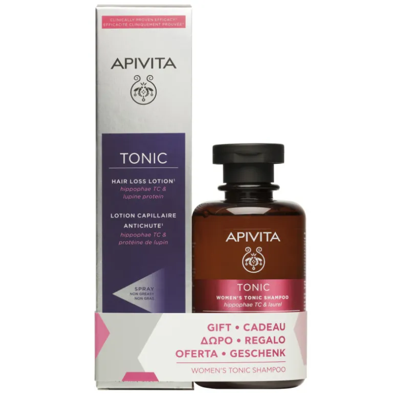 APIVITA SET TONIC HAIR LOSS LOTION + SHAMPOO