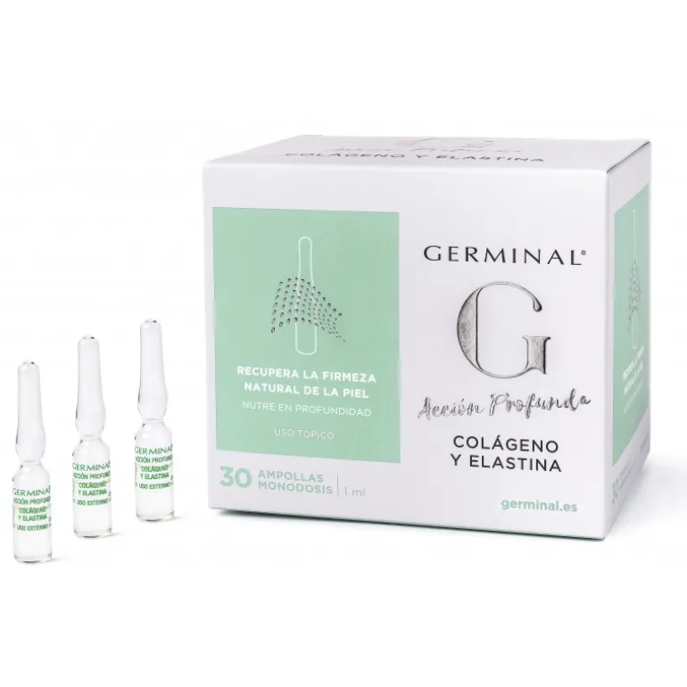 GERMINAL ACCIÓN PROFUNDA COLÁGENO Y ELASTINA 30 AMPOLLAS