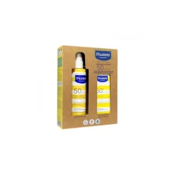MUSTELA PACK SOLAR SPRAY  200ML+LECHE SOLAR FACIAL 40ML
