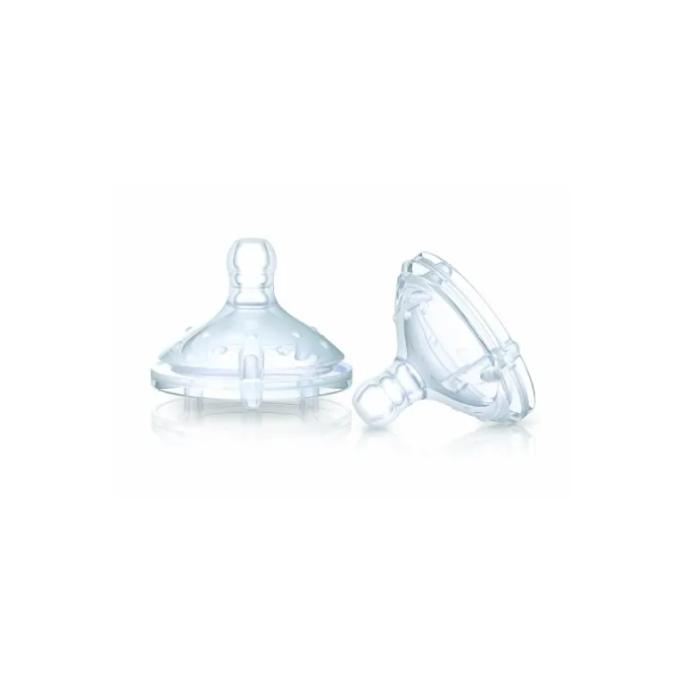 NUBY TETINA CONFORT FLUJO MEDIO BOCA ANCHA +3M