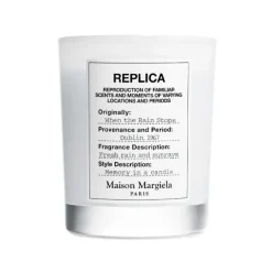 REPLICA WHEN THE RAIN CANDLE