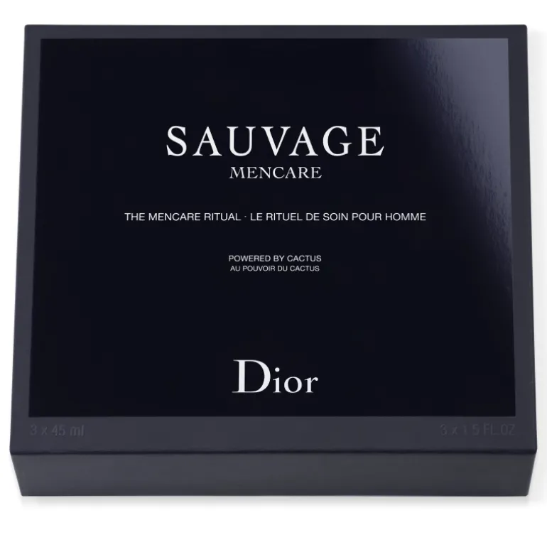 SAUVAGE KIT RITUAL DE TRATAMIENTOLimpiador, loción y sérum con el poder del cactus