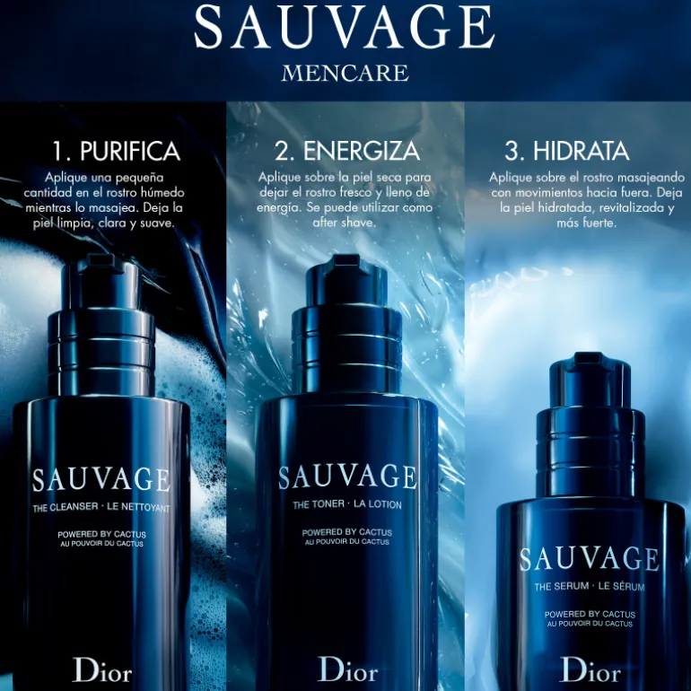 SAUVAGELoción facial tonificante con extracto de cactus