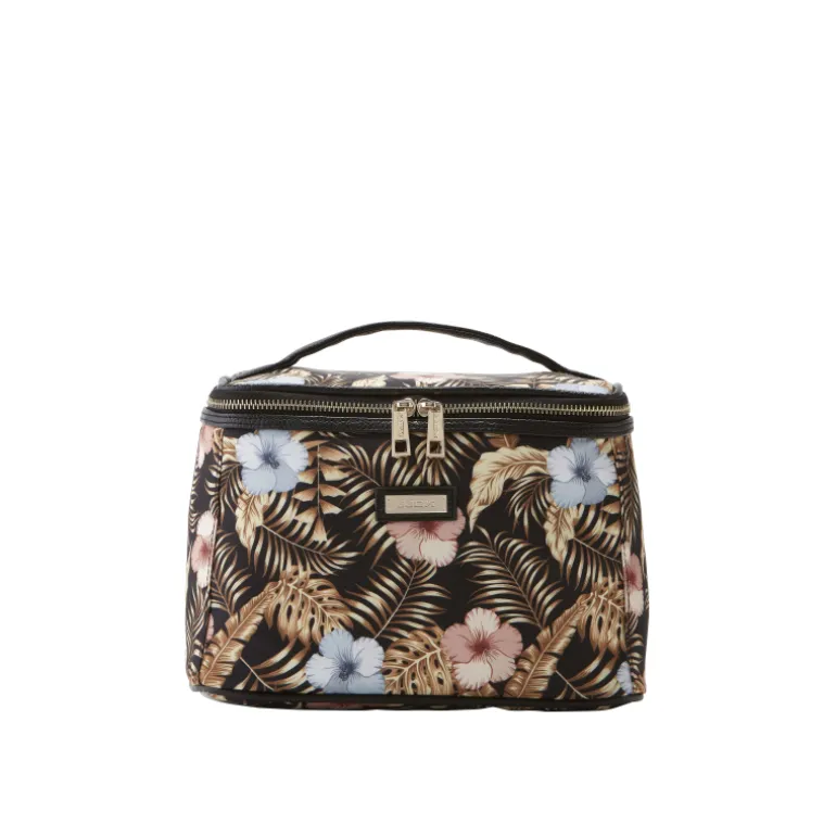 Tropical Large Beauty Box Black flowers